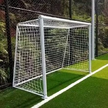 1pc Football Goal Net, Standard Size, PE Material, Suitable For Football Match Training, Yard Practice, Football Training Auxiliary Tool, Easy To Install And Durable Replacement Net For Football Goal (Goal Posts Not Included), Suitable For Youth And Adults Outdoor Individual Or Group Practice