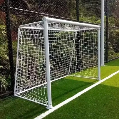 1pc Football Goal Net, Standard Size, PE Material, Suitable For Football Match Training, Yard Practice, Football Training Auxiliary Tool, Easy To Install And Durable Replacement Net For Football Goal (Goal Posts Not Included), Suitable For Youth And Adults Outdoor Individual Or Group Practice