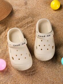 Summer EVA Lightweight Anti-Collision Anti-Slip Durable Casual Outdoor Beach Sandals - Beige - View 1