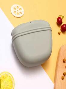 1个便携式宠物训练零食袋，硅胶材质，方便携带狗狗零食袋，宠物零食袋，狗狗零食袋，遛狗袋