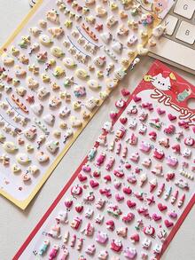 3D立体泡沫贴纸，迷你卡通贴纸