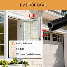 1pc 3 Meters/6m O-Shape Plastic Window Seal Strip, Soundproof Thermal Insulation Anti-Freeze O-Ring Weatherstrip - Multifunctional Door & Window Gap Insulation, Windproof Soundproof Thermal Insulation, Black/White, Easy Installation Anti-Leakage - Multicolor - View 10