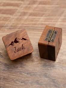 个性化木质吉他拨片盒，定制吉他拨片收纳盒，拨片盒，吉他手礼物，父亲节礼物，圣诞礼物（不含拨片），多功能，精雕细琢，时尚复古，简约独特，定制艺术工艺品套装，收藏品，冬季时尚，圣诞礼物，送给男士/女士/朋友的理想礼物 - 彩色 - 查看 9