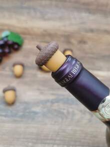 1个硅胶迷你瓶塞 - 松果形香槟/葡萄酒瓶塞，家用 - 彩色 - 查看 5