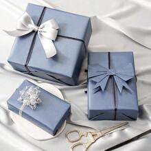 Juertime - Rollo de papel de regalo azul marino 17 pulgadas x 32.8 pies - Azulmarino - Ver 5