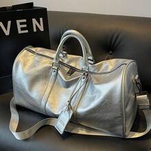 Travel Duffel Bags - Silver - View 3