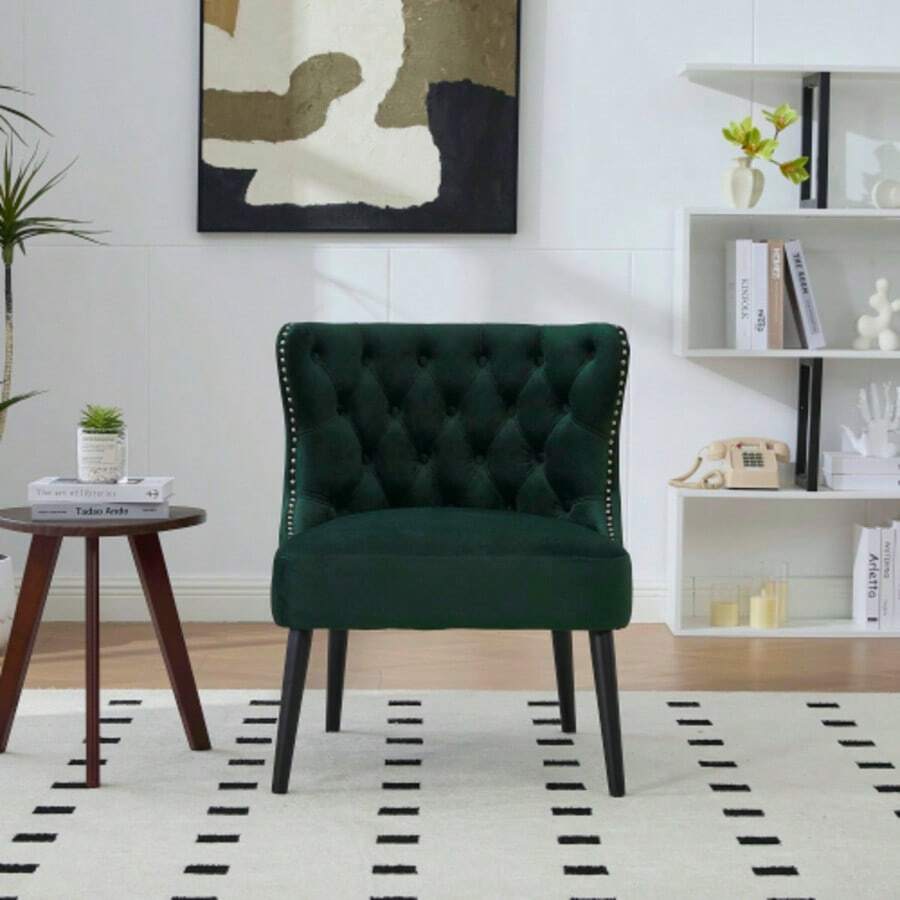 Living Room Chairs - Green - View 1