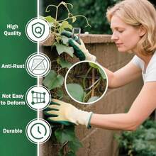 AJART - Estacas de jardín reutilizables de 6 pulgadas de acero galvanizado para césped artificial tiendas de campaña y cubierta del piso 50 unidades - como en la foto - Ver 2