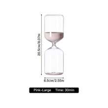 Modern Minimalist Timer, Nordic Creative Living Room Decor, Cabinet Home Accessories, New Year Gift For Dad, Mom, Bestie, Friend, Interesting Small Gift/Souvenir Gifts Birthday Graduation - Glass - View 8