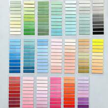 1pc/7pcs/20pcs Gradient Multi-Color Mixed Index Sticky Notes, 200 Sheets Per Card, Self-Adhesive Page Markers, Office & School Supplies For File Organization And Note Taking - Multicolor - View 11