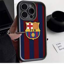 Protective Case FCB Barcelona Flexible Drop Resistant Case With Camera Protection Case For Apple  13 14 15 11 12 16 17 Pro Max 17 Air 14 15 16 Plus Xr Galaxy A03 A04E A05S A10S A11 A12 A13 4G A14 A15 A20 A23 A32 A34 A35 A50S A30S A51 4G A52S 5G A54 A55 A71 4G A72 S20 S21 S23 FE S22 S23 Ultra S24 Plus M34 A07 A17 S25 EDGE Redmi A2 A1 A3 8 9A 10C 12 5G 12C 11A 13 13C 14C POCO C55 C65 X3 X4 X6 X7 PRO 5G M3 F3 F5 F6 F6 F7 PRO F7 Ultra Note 8 8 Pro 9 9s 9 Pro 10s 11s 4G 11 Pro 12 5G 12S 4G 12 Pro 5G 13 4G 13 Pro 4G 14 Pro 5g 14 5G 14 Pro 4g 5g K80PRO A5 11 12 Lite 14 15T Pro 15T 15 4G 15 Pro Plus MOTO E13 G04 4G G24 4G E14 G14 G22 G30 G10 G20 G34 G53 G54 G84 Edge 60 PRO 5G Infinix 50s VIVO 5G REALME C71 UV Custom Printing Minimalist Anti-Scratch Case Perfect Fit P13176 - 黑色 - 查看 1