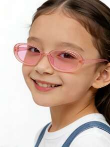 4 Pairs Fashionable Oval Eyeglasses Suitable For Teenagers - Multicolor - View 2