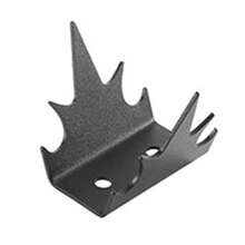 Juego de 12 púas de metal para vallas, para escalada, intrusión, para  en el jardín y el hogar. - Negro - Ver 7