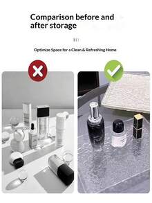 1/2 khay đựng mỹ phẩm bằng acrylic trong suốt, khay đựng đồ trang điểm dễ lau chùi, khay họa tiết gợn sóng, khay acrylic cao cấp dùng cho gia đình và salon, khay đựng tách trà, khay đựng trái cây, giá đựng mỹ phẩm phòng tắm, hộp đựng đồ có ngăn nắp, quà tặng ngày lễ, túi đựng mỹ phẩm, vật dụng cần thiết khi đi du lịch. - Trong sáng - Xem 2