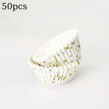50 cái/150 cái giấy lót bánh cupcake Eid Mubarak, cốc nướng bánh Ramadan Mubarak, khay nướng bánh, đồ dùng trang trí tiệc Ramadan - Nhiều màu - Xem 16