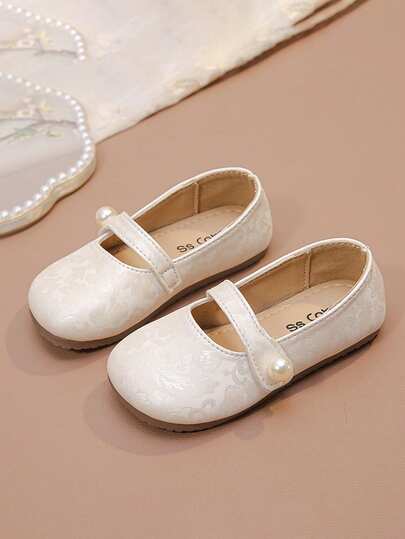 舒适儿童鞋，针织图案装饰，PU橡胶防滑鞋底，儿童休闲鞋，适合户外活动和幼儿学步