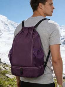 SEYATULLH Large Capacity Basketball Backpack, Breathable Sports Bag, Unisex Basketball Storage Bag