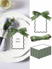 Dining Table Place Cards, Place Card Holders, And Card Boxes - Multicolor - View 1