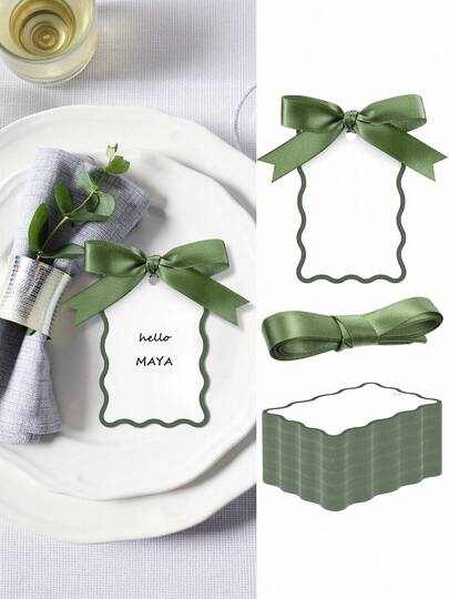 餐桌席位卡、席位卡夹和卡片盒