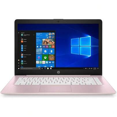 HP Stream 14 Inch HD (1366x768) Laptop, Intel Celeron N400 Dual-Core Processor, 4GB RAM - 64GB EMMC, Windows 10 - Rose Pink (14-Cb172wm)