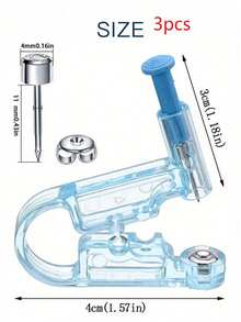 20/10/5PCS Disposable Ear Piercing Gun Kit Asepsis Healthy Easily Use Nose Lip Earring Piercer Tool Machine Set Ear Studs Body Jewelry Accessories