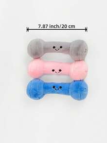 7.87英寸/20厘米毛绒婴儿摇铃娃娃，柔软耐用，适合婴儿、新生儿锻炼、运动和举重角色扮演，可爱柔软的重量套装，适合0岁以上婴儿，可爱的圣诞礼物，有趣的生日惊喜，复活节彩蛋娃娃和2025年节日礼物创意，健身毛绒娃娃迷你壶铃哑铃杠铃毛绒娃娃礼物，柔软的减压娃娃，适合办公室使用 - 彩色 - 查看 12