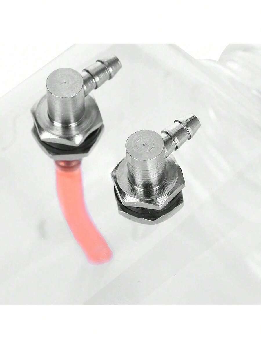 EstiloTanque de para Avión RC con Plástico Transparente, Sellado y de Alta Resistencia, Tapa de Metal Mecanizada CNC para Avión RC (300 ml (para aviones de 15 a 26 cc)) Tanque RcVersión mejorada - 300 ml (para aeronaves de 15-26 ml) - Ver 1