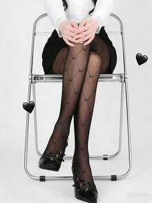 1双女士时尚印花连裤袜 - 时尚舒适，适合日常穿着 - 彩色 - 查看 8