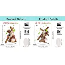 1/2pcs Acrylic Jesus Carrying Cross Figurine, 2D Flat Design, Not 3D Statue, Religious Christian Desktop Decor, Suitable For Easter Home Church Decoration, Prayer Room, Office Desk, Can Be Used As Gift - Multicolor - View 5