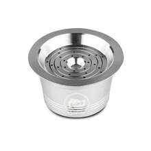 iCafilas Reusable Capsules For 3 Hearts Modo Lov Tchibo Cafissimo K Fee Caffitaly Classic Coffee Machines, Refillable Filter, Coffee Accessories, Back To School Season - Silver - View 10