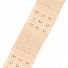 3pcs Women'S Bra Extenders - Adjustable Back Clasp With 3 Rows Of 1.73inch Spacing, 0.51inch Width, Black & Beige, Comfort Fit For Bras, Bra Extenders For Women, Bra Size Adjuster, Sleek Design, Durable Fabric - 三件式西裝 - 查看 3