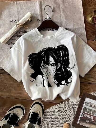 Camiseta gráfica sin estilo - Camiseta de manga corta con estampado de anime y manga para hombres/mujeres - Ropa casual suave, camiseta gráfica de gran tamaño, camiseta gráfica, camisetas con dibujos animados, camiseta con estampado gráfico, ropa camiseta, camiseta de gran tamaño con gráfico, camiseta de manga corta con personaje, camiseta elegante, camiseta de moda, camiseta gráfica vintage, camisetas gráficas, camisetas elegantes, camiseta estampada, con camiseta, camisetas gráficas, camisetas con diseños, camiseta estética, camisetas con estampado gráfico, impresas