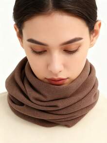 1PC Ear Protection Neck Gaiter & Face Mask, 2-In-1 Windproof German Fleece Gaiter, Ski Mask,Ski Gear,Snow Gear,Scarf,Snowboard Face Cover, Cold-Proof Scarf For Outdoor Cycling & Skiing