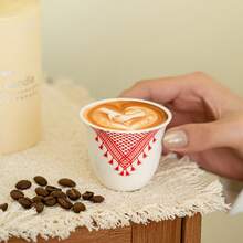 6/12pcs Ceramic Coffee Cups Set - Including Espresso Cups And Tea Cups, Ideal For Bedroom, Lounge, Afternoon Tea, Holiday Gifts, Ramadan Gifts, Saudi Arabia Cups - Multicolor - View 6