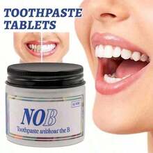 Solid Toothpaste Nobs Without The BS Tablets Flavors Teeth Breath Mouthwash Smoke Remove Bad Whitening Fresh Charcoal Stains - Default - View 2