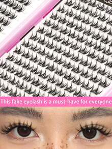364pcs Large-Capacity Eyelash Booklet Featuring Cartoon-Style False Eyelashes, Anime-Style False Eyelashes, Natural-Looking False Eyelashes, And Fairy-Style False Eyelashes. Comes With An Eyelash Adhesive Kit. Suitable For Beginners, Perfect For Everyday Makeup, Weddings, Parties, Holiday Celebrations, Mother's Day, Halloween, Christmas, And New Year's. Includes Eyelash Clusters, Lash Sets, Individual Eyelashes, And False Eyelashes. - 黑色 - 查看 5