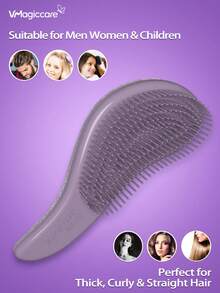 VMAGIC care Detangling Hair Brush - Easily Untangle Knotted Hair - Best Comb/Brush For Men And Women - Suitable For Wet Or Dry Hair