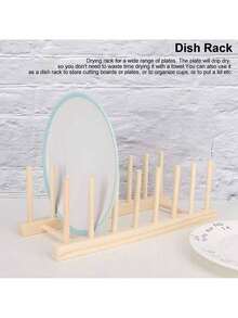 EstiloEstante Para Platos De, Soporte De Almacenamiento De Drenaje PortáTil, Organizador De Platos De Cocina, Soporte Con Estante Para Tabla De Cortar Con Tapa De TazaVersióN Mejorada