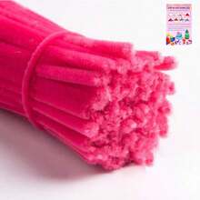 51/101/201/301 chiếc dây kẽm nhung màu hồng, đồ dùng thủ công tự làm và hướng dẫn làm thiệp, hoa làm từ dây kẽm nhung, đồ trang trí ngày lễ. - Màu đỏ đào - Xem 17