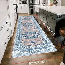 单件装图案地毯 - 适用于玄关、客厅、卧室、户外露台和花园装饰 - 家居装饰