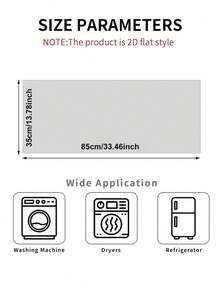 1个微波炉防尘罩，饰有白色金色开斋节月亮星星灯笼图案，防尘防污聚酯纤维材质，斋月派对用品，斋月节装饰，斋月家居装饰，2026年开斋节家居装饰，斋月派对装饰，副朝厨房装饰，斋月装饰，斋月礼物派对礼品