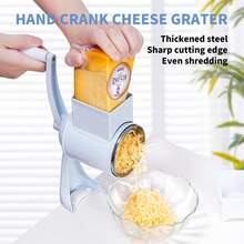 1pc New Manual Peanut Powder Grinder, No Power Needed, Cheese Shredder, Multi-Functional Roller Grinder For Various Nuts