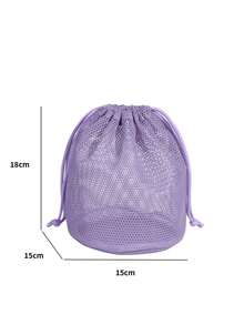 Túi lưới nhanh khô, túi đựng mỹ phẩm và đồ dùng vệ sinh cá nhân có dây rút, túi đựng dầu gội đầu trong phòng tắm, túi đựng mỹ phẩm, túi đựng đồ dùng vệ sinh cá nhân thoáng khí và thoát nước, túi lưới cầm tay, túi thoát nước, túi nhỏ, túi đựng đồ trang điểm, vật dụng cần thiết khi đi du lịch. - Nhiều màu - Xem 6