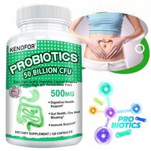 50 Billion CFU Probiotic Capsules -Balances Gut Flora, Immune - 120 Capsules - 1 Bottle(1瓶) - 查看 1