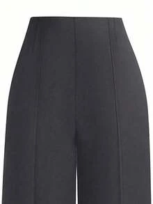 Women's Solid Color Casual Everyday Wear Pants, Spring/Summer - Dark Grey - View 3
