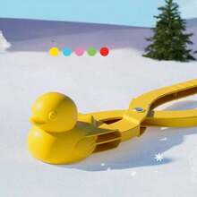 随机款式雪球夹雪人、猫爪、心形、鸭子形状户外雪仗玩具模具 - 彩色 - 查看 11