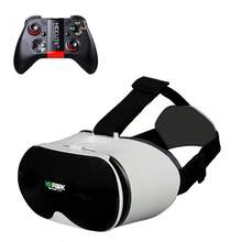 3D VR Glasses, Smartphone Virtual Reality Goggles, Headset, Head-Mounted Device, Lens, Equipment, Viar Smartphone Controller, Mobile Phone, Mobile Video Game, Compatible With 4-6.7 Inch Android And Apple Smartphones