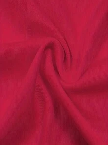 Ladies' Elegant Solid Color Blazer - Four-Season Versatile Blazer, Machine Washable, For Casual & Professional Wear, Opaque Fabric, Classic Office Jacket, Wrinkle-Resistant, Lightweight Staple Piece - Đỏ - Xem 4