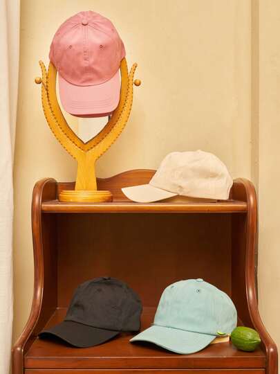 Joivida 1 st Soft Crown Blank justerbar basebollkeps, utomhussolskydd Casual hatt, lämplig för vår/höstresor, strandsemester, unisex, Y2K Style