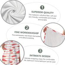1/2pcs Spring/Summer Easter Mother's Day Watermelon Striped Bathrobe Set, Women's Ultra-Soft Fiber Hair Towel & Body Wrap Set, Women's Hair Towel Wrap, Women's Bath Towel, Hair Towel, Women's Face Towel - Multicolor - View 9